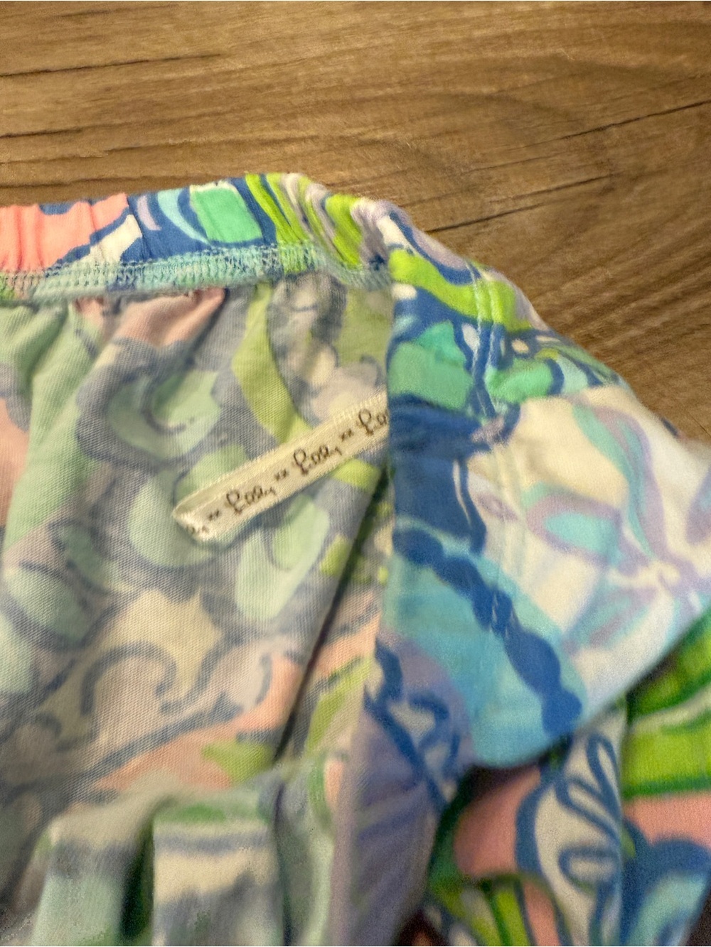 Lilly Pulitzer Windsor Strapless Dress Multi Conch Republic Pull On Size M - Picture 4 of 5